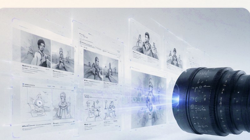 Storyboard — Kritz Vyonera production still